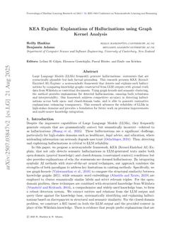 KEA Explain: Explanations of Hallucinations using Graph Kernel Analysis