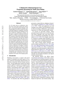 Collaborative Rational Speech Act: Pragmatic Reasoning for Multi-Turn Dialog