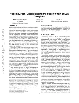 HuggingGraph: Understanding the Supply Chain of LLM Ecosystem