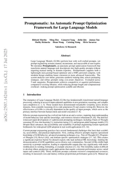 Promptomatix: An Automatic Prompt Optimization Framework for Large Language Models