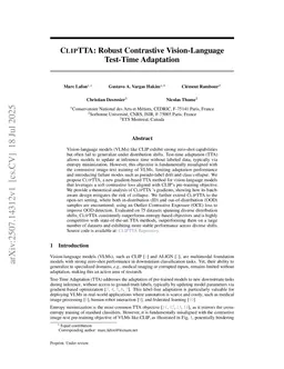 CLIPTTA: Robust Contrastive Vision-Language Test-Time Adaptation
