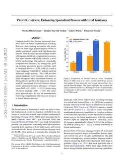 ProofCompass: Enhancing Specialized Provers with LLM Guidance