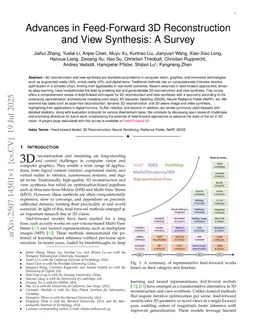 Advances in Feed-Forward 3D Reconstruction and View Synthesis: A Survey
