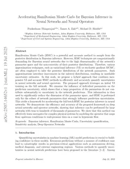 Accelerating Hamiltonian Monte Carlo for Bayesian Inference in Neural Networks and Neural Operators