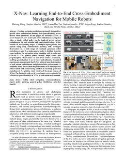 X-Nav: Learning End-to-End Cross-Embodiment Navigation for Mobile Robots