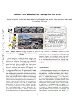 InterAct-Video: Reasoning-Rich Video QA for Urban Traffic