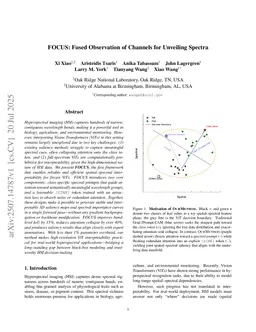 FOCUS: Fused Observation of Channels for Unveiling Spectra