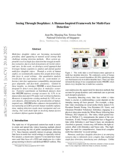 Seeing Through Deepfakes: A Human-Inspired Framework for Multi-Face Detection