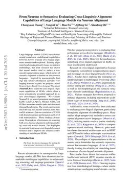 From Neurons to Semantics: Evaluating Cross-Linguistic Alignment Capabilities of Large Language Models via Neurons Alignment