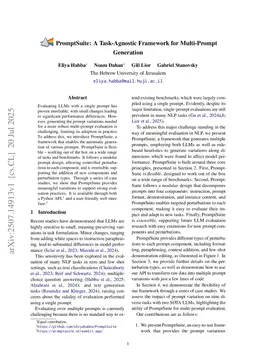 PromptSuite: A Task-Agnostic Framework for Multi-Prompt Generation