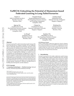 FedWCM: Unleashing the Potential of Momentum-based Federated Learning in Long-Tailed Scenarios