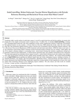 EndoControlMag: Robust Endoscopic Vascular Motion Magnification with Periodic Reference Resetting and Hierarchical Tissue-aware Dual-Mask Control