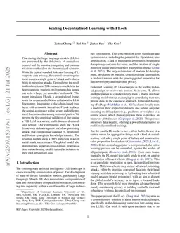 Scaling Decentralized Learning with FLock