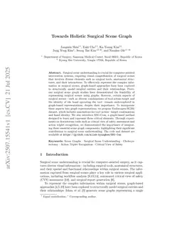 Towards Holistic Surgical Scene Graph