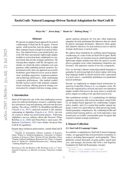 TacticCraft: Natural Language-Driven Tactical Adaptation for StarCraft II
