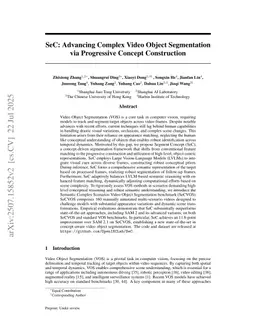 Advancing Complex Video Object Segmentation via Progressive Concept Construction