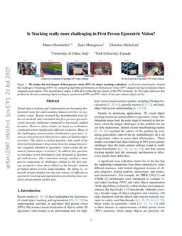 Is Tracking really more challenging in First Person Egocentric Vision?