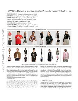 FW-VTON: Flattening-and-Warping for Person-to-Person Virtual Try-on