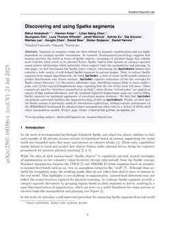 Discovering and using Spelke segments