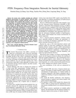 FTIN: Frequency-Time Integration Network for Inertial Odometry