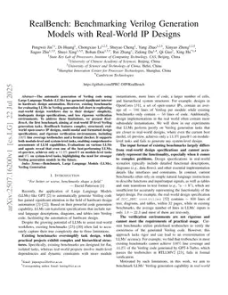 RealBench: Benchmarking Verilog Generation Models with Real-World IP Designs
