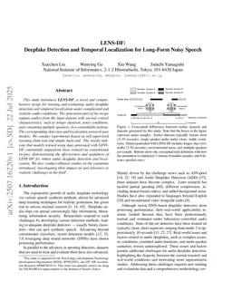LENS-DF: Deepfake Detection and Temporal Localization for Long-Form Noisy Speech