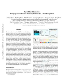 Beyond Label Semantics: Language-Guided Action Anatomy for Few-shot Action Recognition