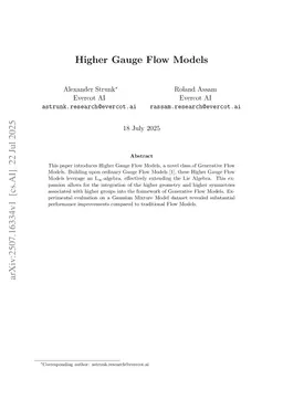 Higher Gauge Flow Models
