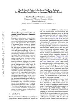 Dutch CrowS-Pairs: Adapting a Challenge Dataset for Measuring Social Biases in Language Models for Dutch