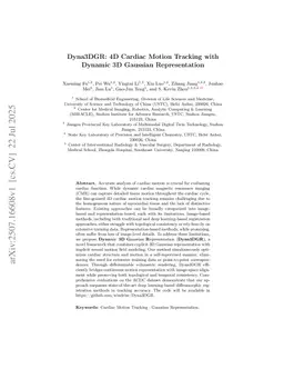 Dyna3DGR: 4D Cardiac Motion Tracking with Dynamic 3D Gaussian Representation