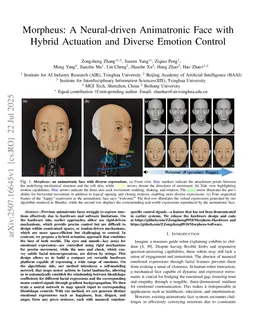 Morpheus: A Neural-driven Animatronic Face with Hybrid Actuation and Diverse Emotion Control
