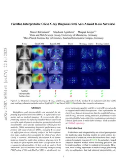 Faithful, Interpretable Chest X-ray Diagnosis with Anti-Aliased B-cos Networks