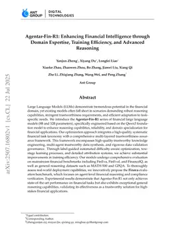 Agentar-Fin-R1: Enhancing Financial Intelligence through Domain Expertise, Training Efficiency, and Advanced Reasoning