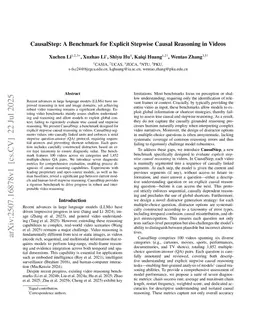 CausalStep: A Benchmark for Explicit Stepwise Causal Reasoning in Videos