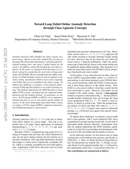 Toward Long-Tailed Online Anomaly Detection through Class-Agnostic Concepts