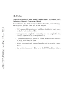 Bringing Balance to Hand Shape Classification: Mitigating Data Imbalance Through Generative Models