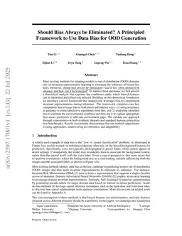 Should Bias be Eliminated? A General Framework to Use Bias for OOD Generalization