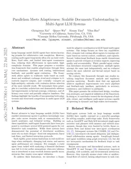 Parallelism Meets Adaptiveness: Scalable Documents Understanding in Multi-Agent LLM Systems