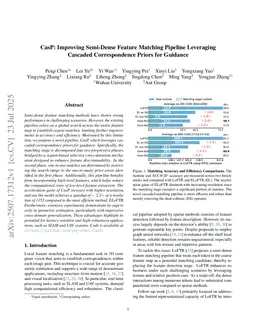 CasP: Improving Semi-Dense Feature Matching Pipeline Leveraging Cascaded Correspondence Priors for Guidance