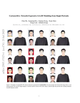 CartoonAlive: Towards Expressive Live2D Modeling from Single Portraits