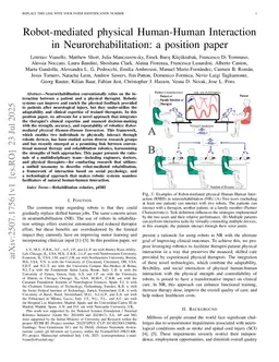 Robot-mediated physical Human-Human Interaction in Neurorehabilitation: a position paper