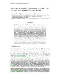 Boosting Ray Search Procedure of Hard-label Attacks with Transfer-based Priors