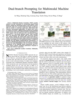 Dual-branch Prompting for Multimodal Machine Translation