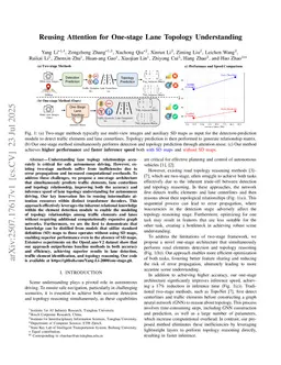 Reusing Attention for One-stage Lane Topology Understanding