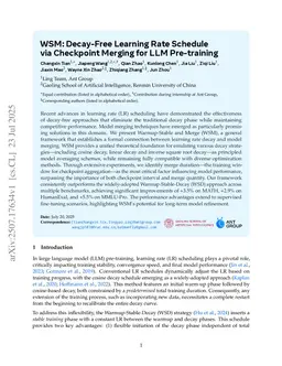 WSM: Decay-Free Learning Rate Schedule via Checkpoint Merging for LLM Pre-training