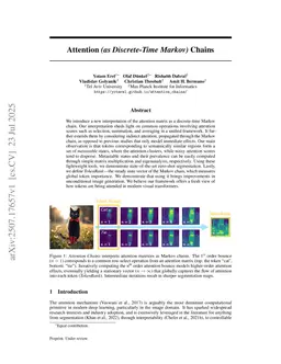 Attention (as Discrete-Time Markov) Chains
