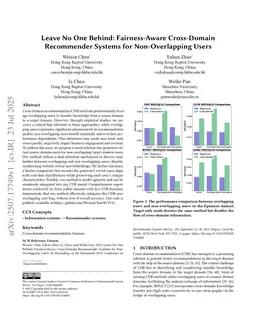Leave No One Behind: Fairness-Aware Cross-Domain Recommender Systems for Non-Overlapping Users