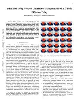 PinchBot: Long-Horizon Deformable Manipulation with Guided Diffusion Policy