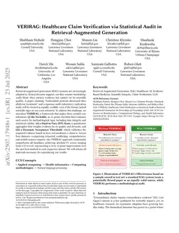 VERIRAG: A Post-Retrieval Auditing of Scientific Study Summaries