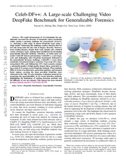 Celeb-DF++: A Large-scale Challenging Video DeepFake Benchmark for Generalizable Forensics